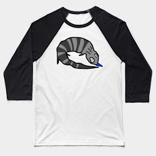 Tequila the Blue Tongued Lizard Baseball T-Shirt